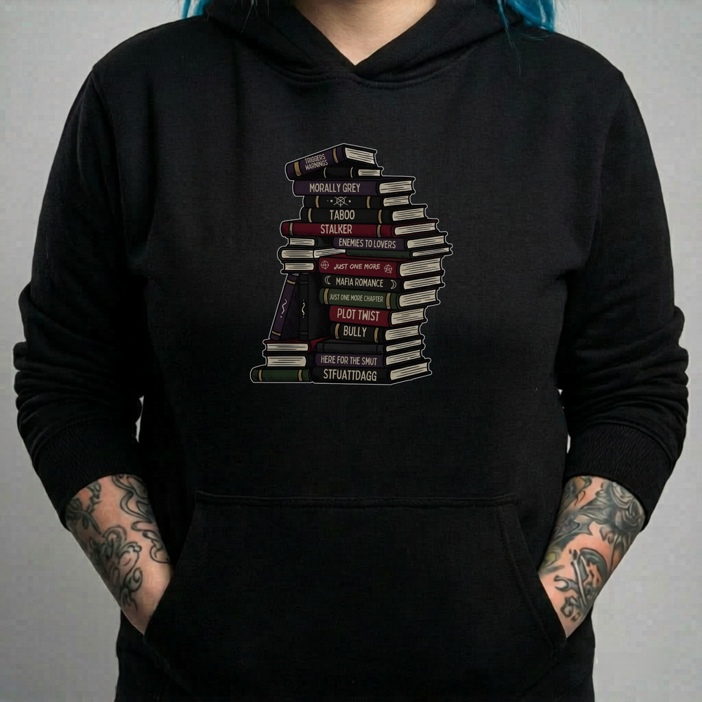Genre Bookstack Hoodie