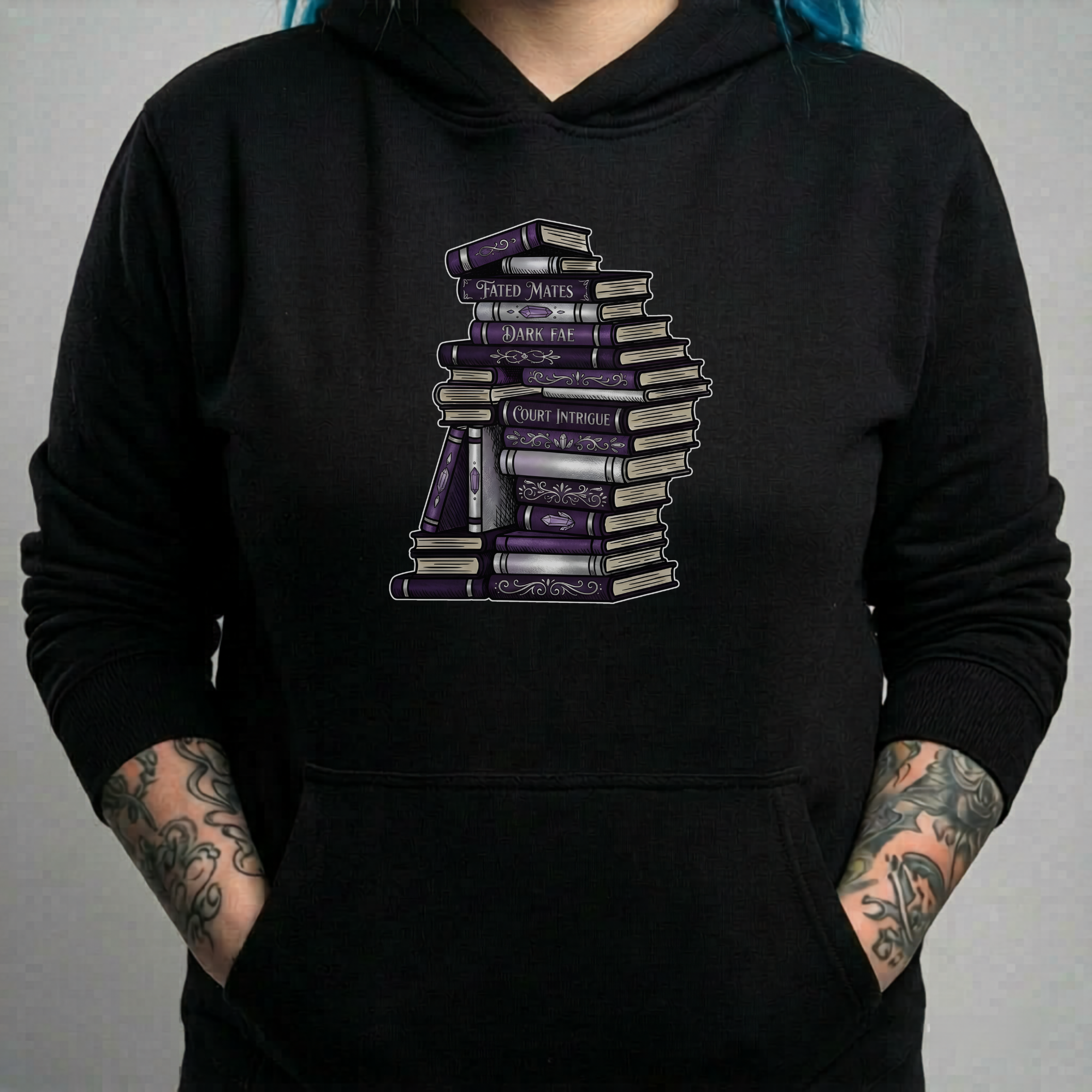Genre Bookstack Hoodie