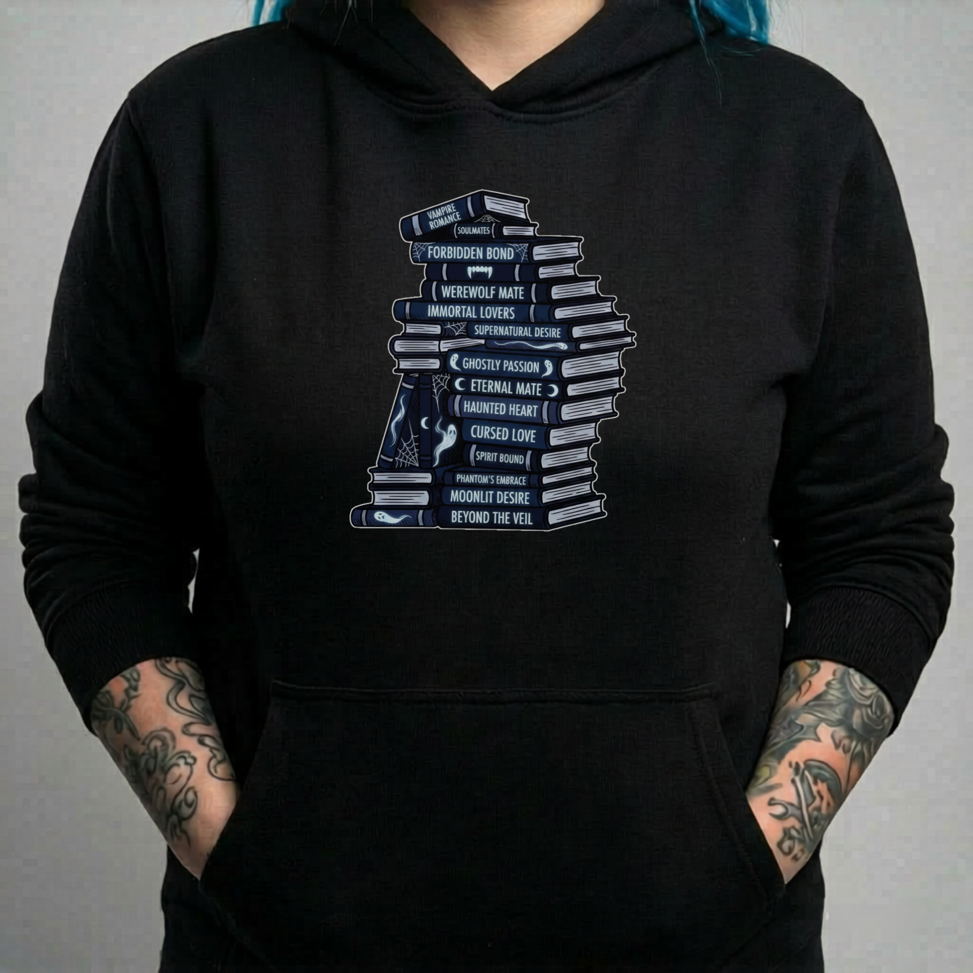Genre Bookstack Hoodie