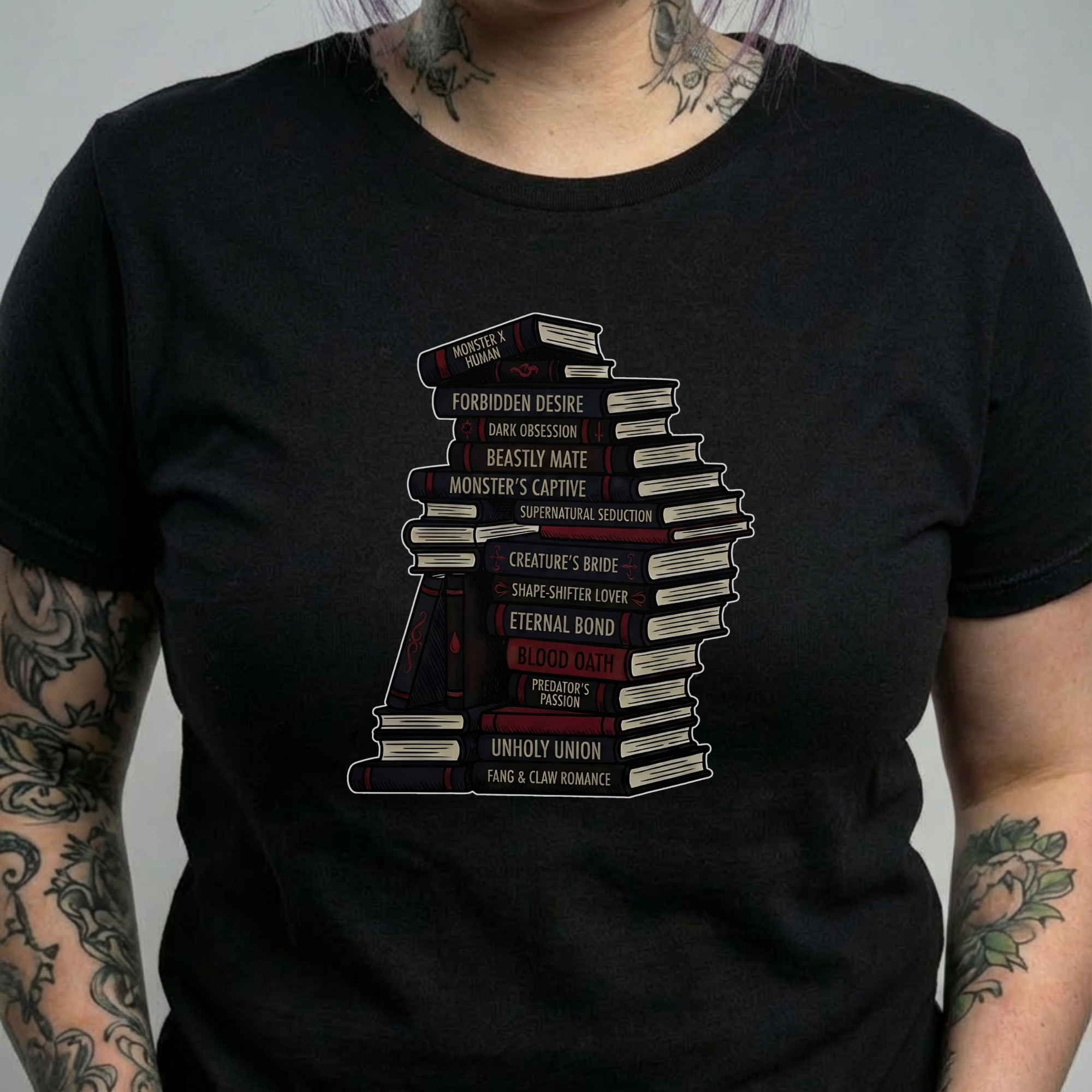 Genre Bookstack Tee