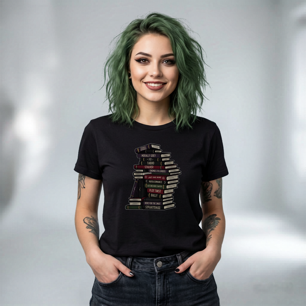 Genre Bookstack Tee