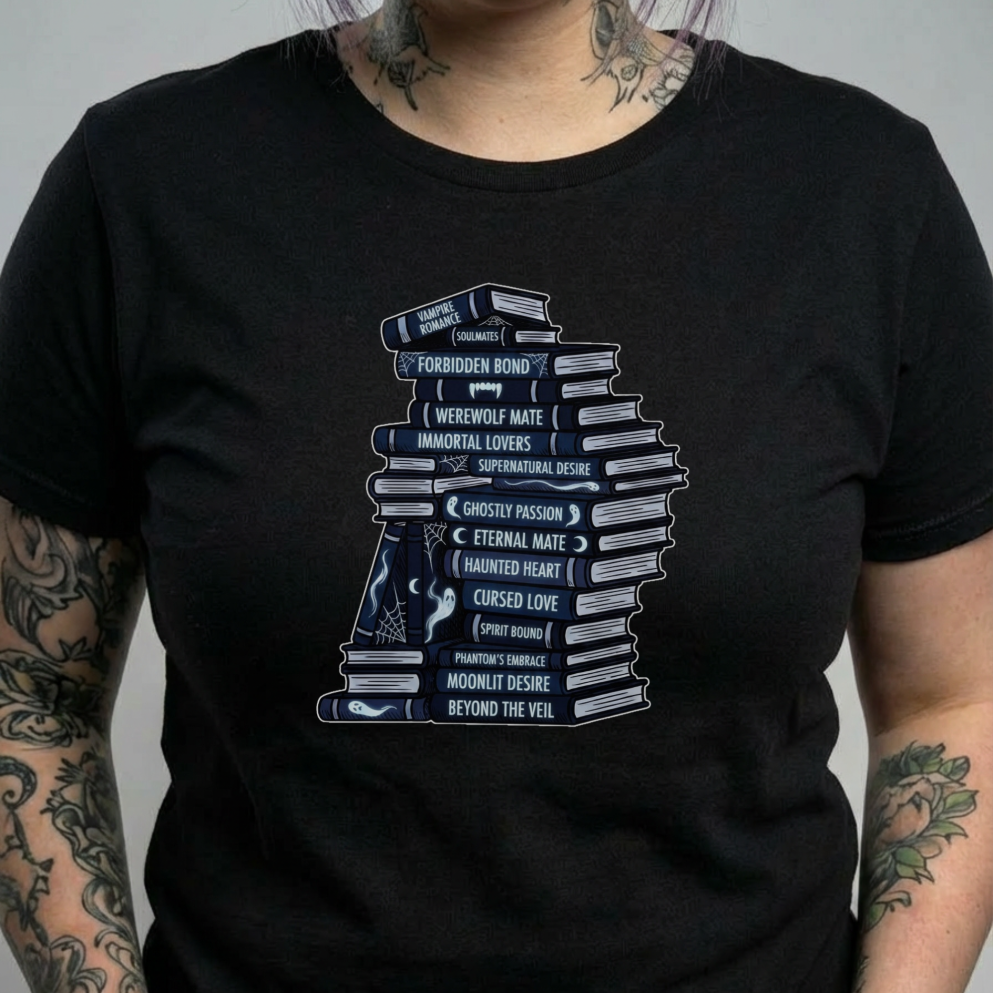 Genre Bookstack Tee